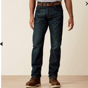 Mens Ariat Rebar M4 Relaxed DuraStretch Edge Stackable Straight Leg Jean 36/34